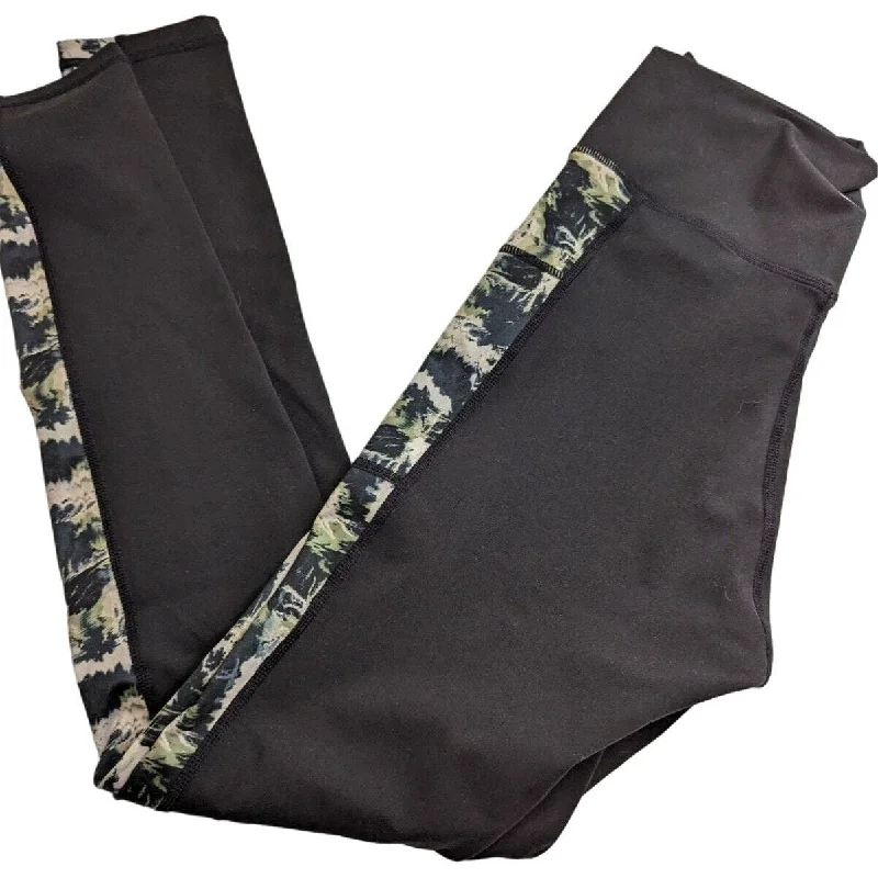 New Deals TYC Til You collapse Womens Sz M compression Athletic Leggings Black Green