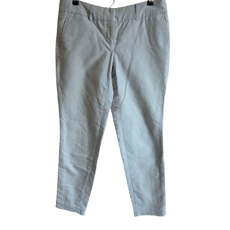 Best Bargains Willi Smith Womens Sz 4 Ankle Pants Light Pastel Blue