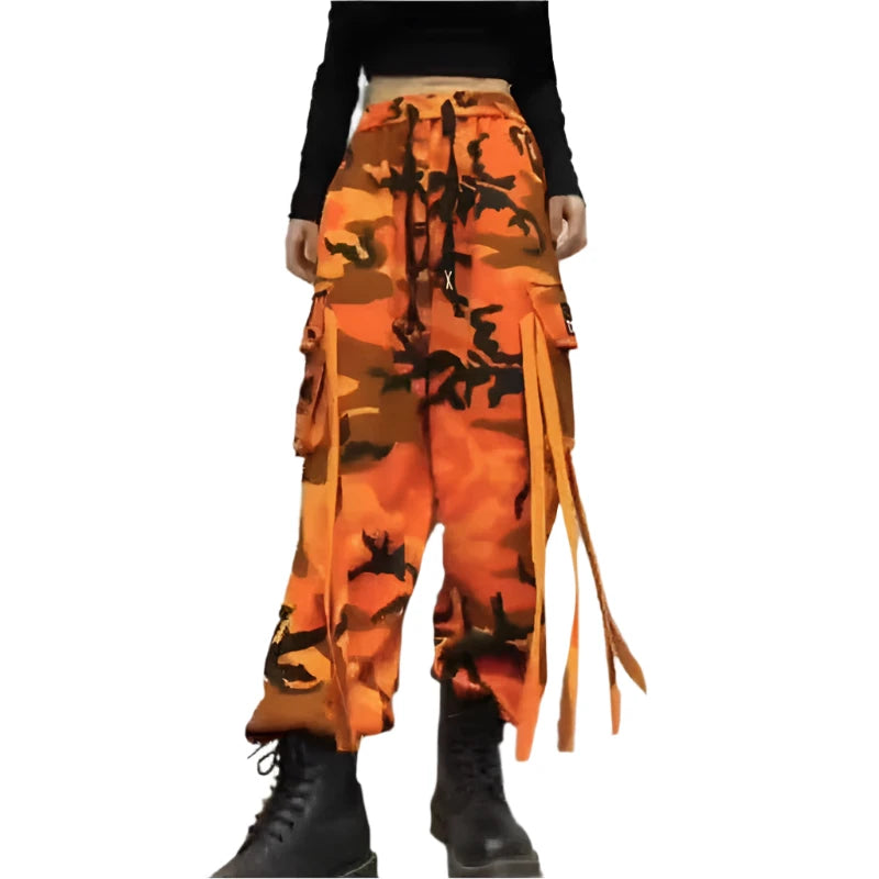 Weekend Deal Casual Streetwear Camouflage Print Baggy Cargo Pants