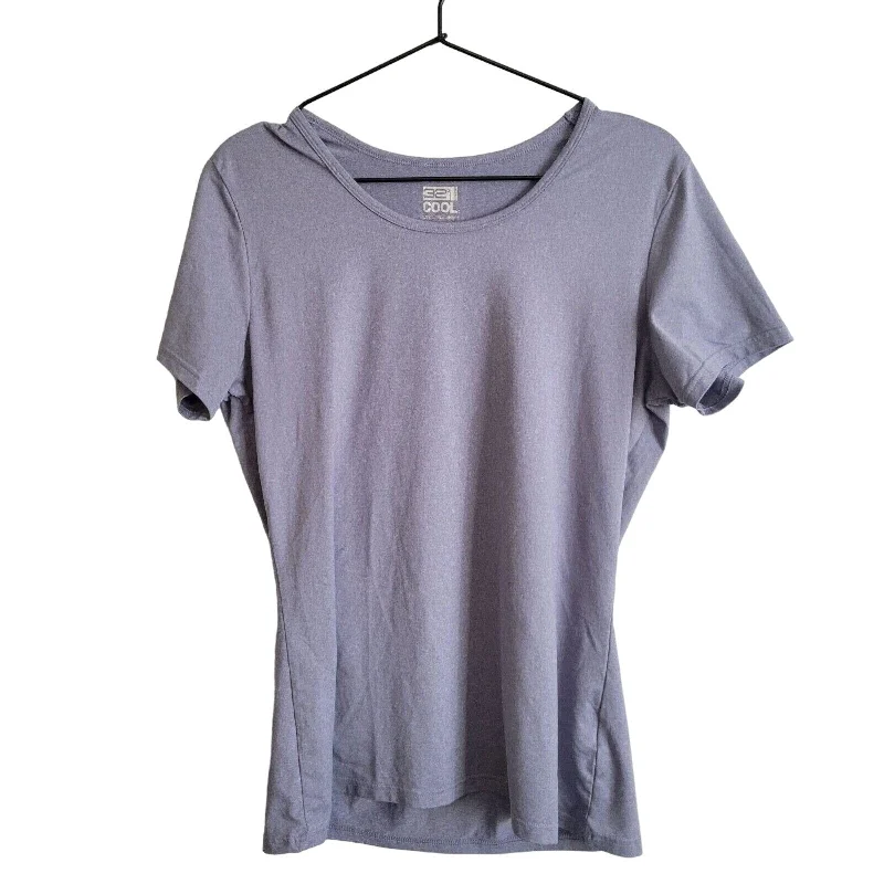 Super Sale 32 Degrees Cool Womens Sz L Short Sleeve Athletic T Shirt Light Purple