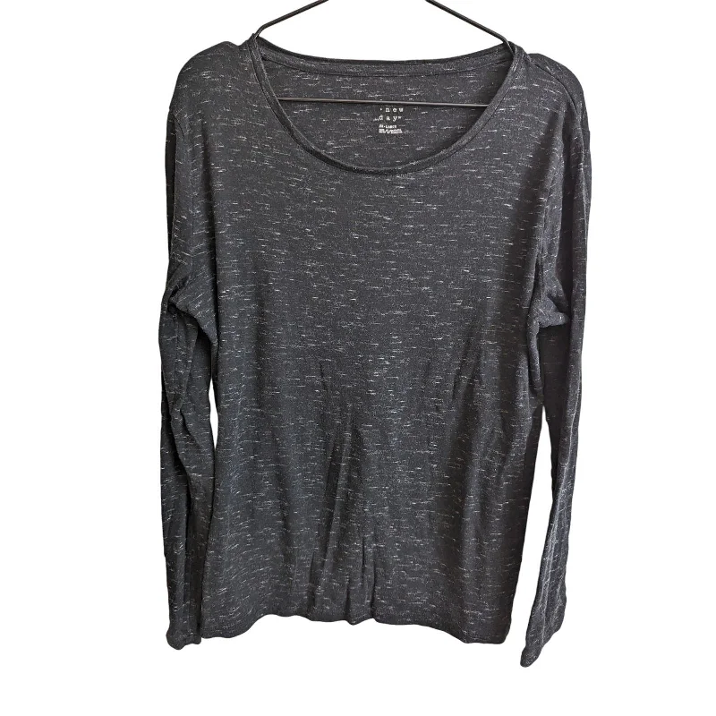 Mega Sale A New Day Womens Sz XXL Long Sleeve T Shirt Heathered Dark Gray