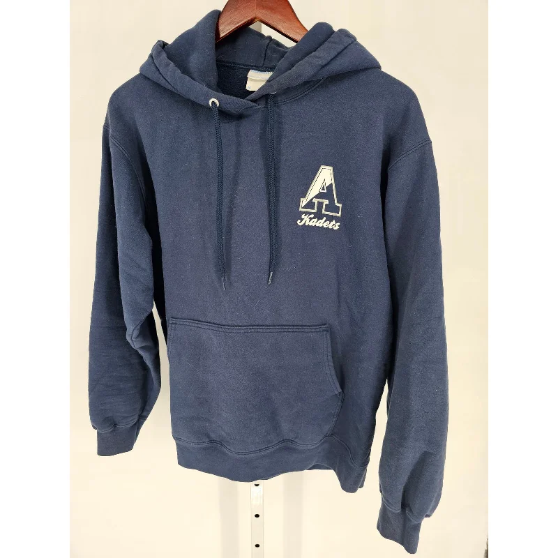 Can't Miss Air Force Cadets Womens Sz M Pullover Hoodie Sweatshirt Dark Blue