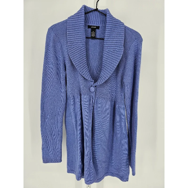 Limited Availability Alfani Womens Sz M Cotton Blend Tunic Length Cardigan Sweater Light Purple Limited Availability Alfani Womens Sz M Cotton Blend Tunic Length Cardigan Sweater Light Purple
