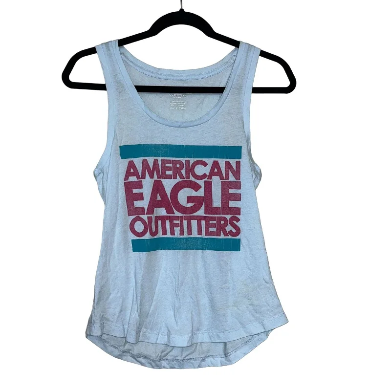Weekend Deal American Eagle Womens Sz XS Sleeveless Tank Top Shirt Light Blue