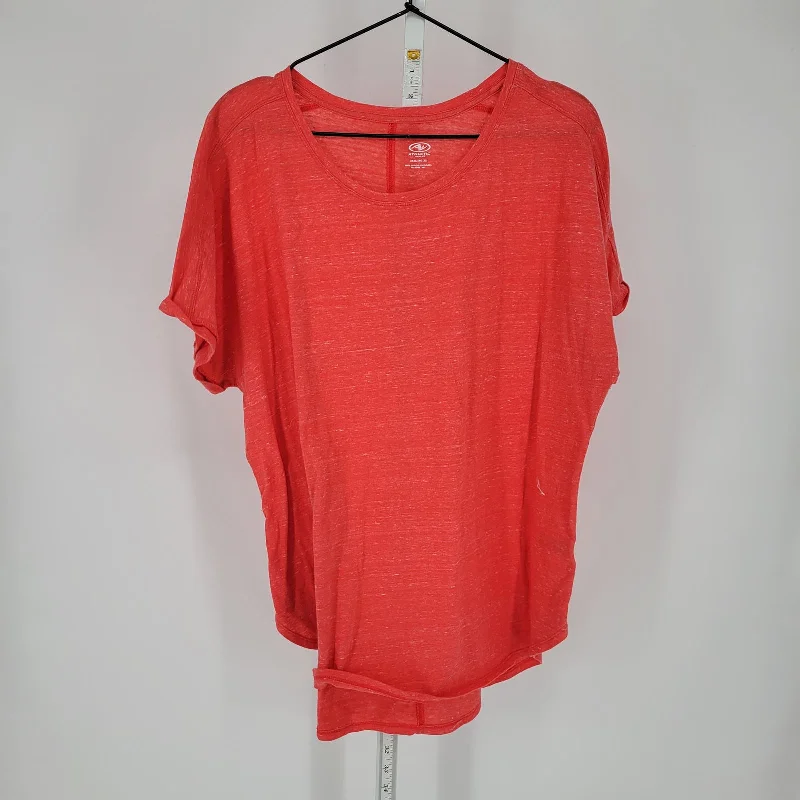 Members Only Athletic Works Womens Sz XXXL Short Sleeve Loose Fit T Shirt Dark Coral Pink Members Only Athletic Works Womens Sz XXXL Short Sleeve Loose Fit T Shirt Dark Coral Pink