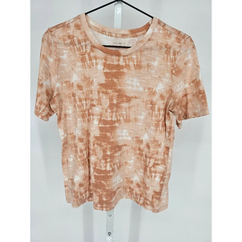 Limited Availability Banana Republic Womens Sz S Short Sleeve Malibu T Shirt Orange Tie Dye