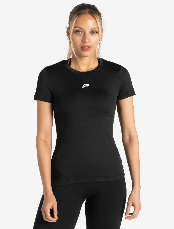 Hurry In BreathEasy Full-Length T-Shirt - Black