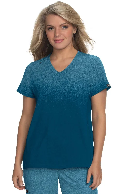 Caribbean Blue Heather Ombre