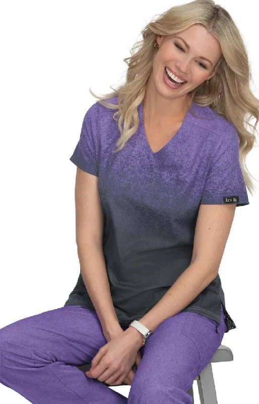 Heather Wisteria/ Charcoal Ombre
