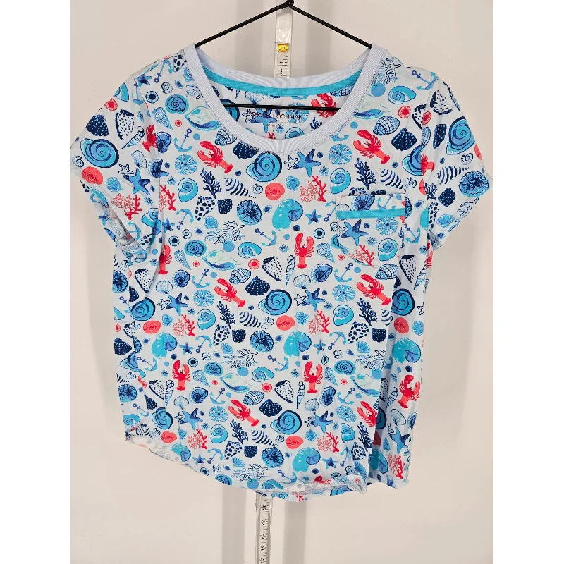 Extra Savings Carole Hochman Womens Sz S Short Sleeve T Shirt Nautical Ocean Theme Beachy