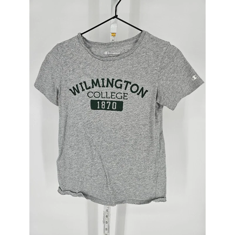 Low Prices Champion Womens Sz S Wilmington College Short Sleeve T Shirt Gray