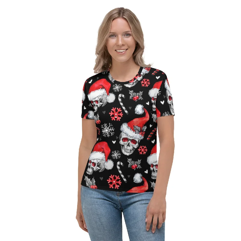 Special Discount Christmassy Skulls T-shirt