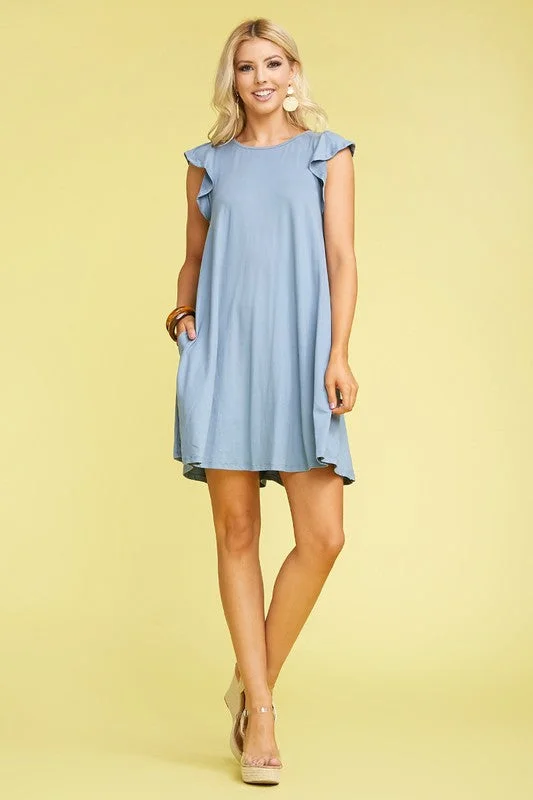 Sale Event Ruffle Detailed Princess Seam Dress