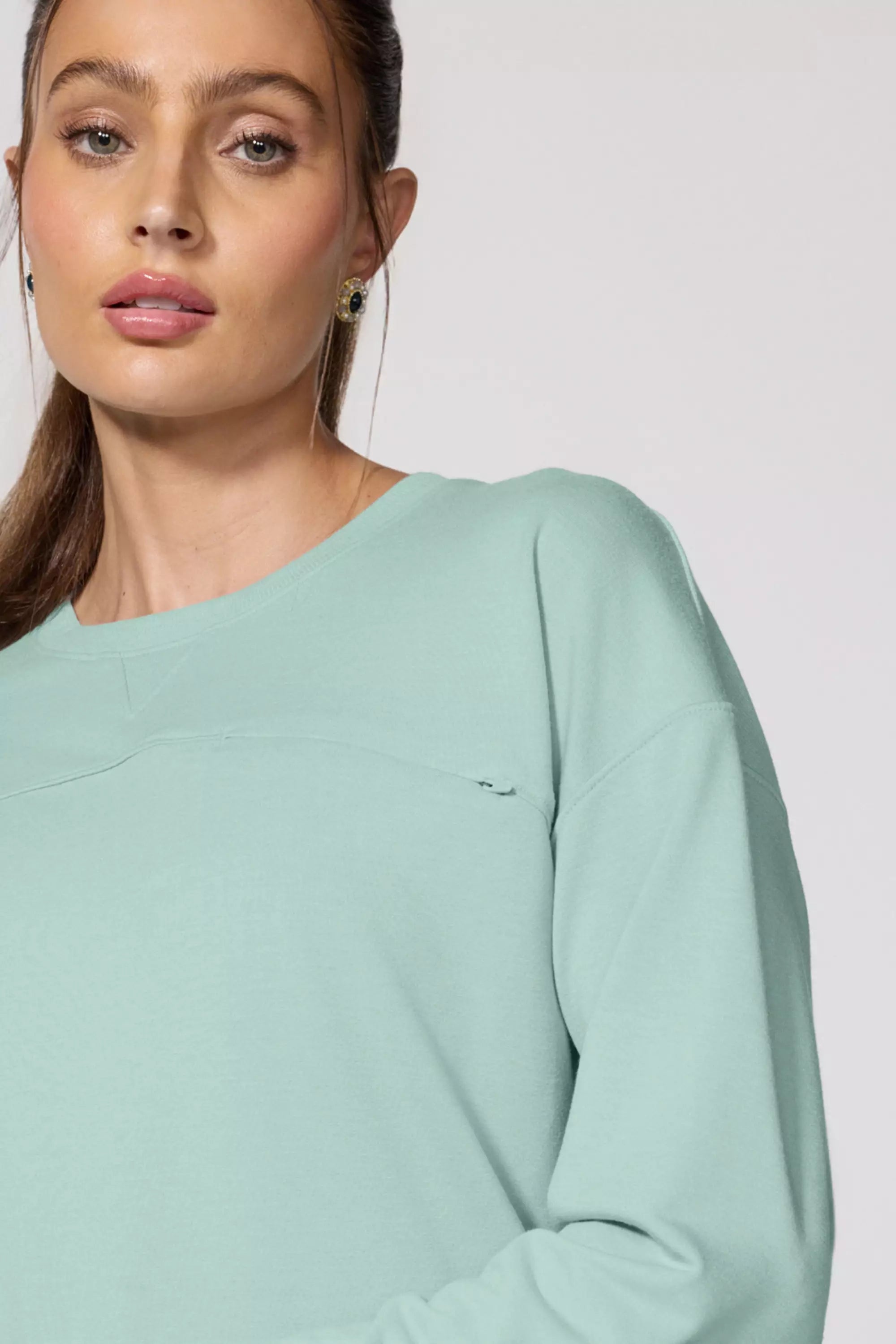 Loyalty Reward Cozy Fleece Pullover - Blue Haze