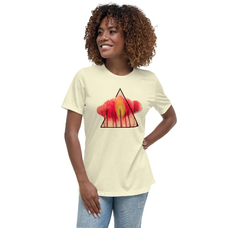 Act Fast Crew Neck Women's Relaxed Fit T-Shirt FIRE