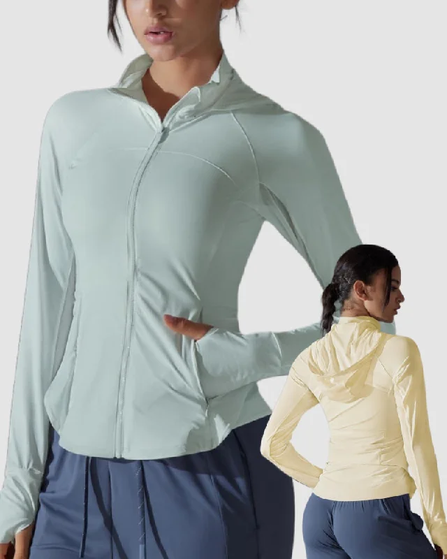 Exclusive Deal Custom Women Outdoor UV Protection Sunscreen Long Sleeve Coat S-XL
