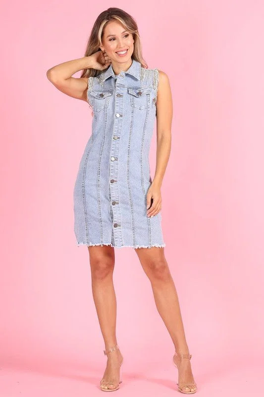 Limited Time Offer The Anicoletta’s Denim Dress