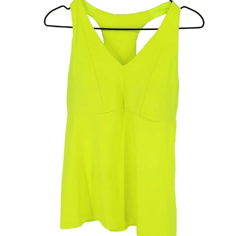 Limited Stock Fabletics Womens Sz S Multi Built in Bra Tank Top Bright Yellow Racerback NEW Limited Stock Fabletics Womens Sz S Multi Built in Bra Tank Top Bright Yellow Racerback NEW