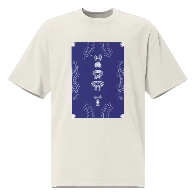 Savings Bonanza HAPPY Unisex Oversized Faded T-Shirt