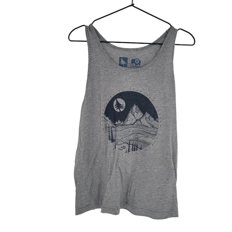 Shop and Save Hippy Tree Womens Sz M Cotton Tank Top Gray Searchers of Surf and Stone Shop and Save Hippy Tree Womens Sz M Cotton Tank Top Gray Searchers of Surf and Stone