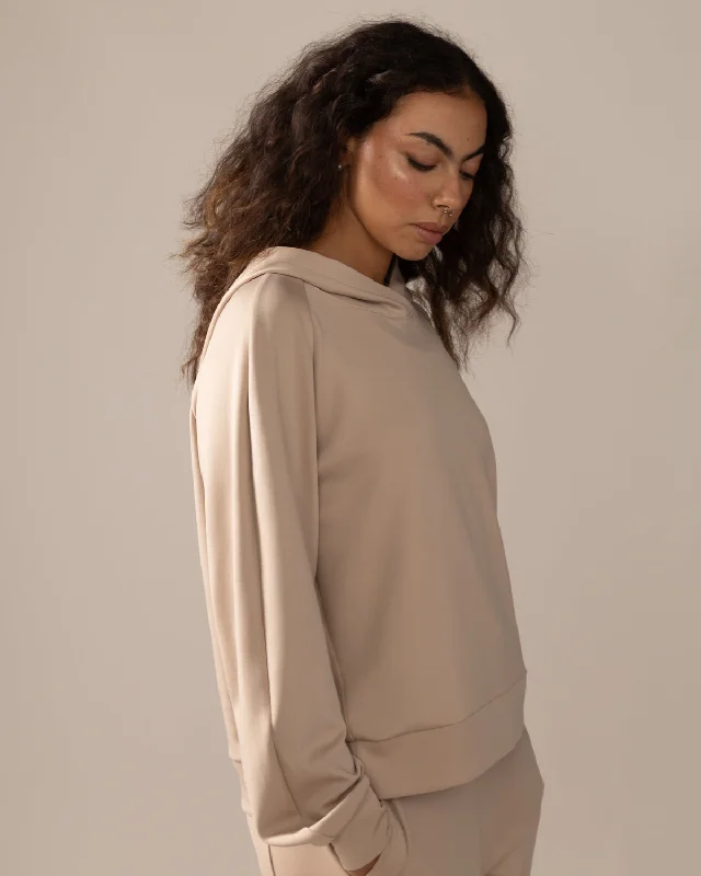 Limited Time Offer Horizon Hoodie - Almond