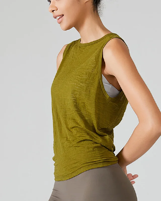 Early Access Professional Women Breathable Sleeveless Sports Vest White Green Black Pink S-XL