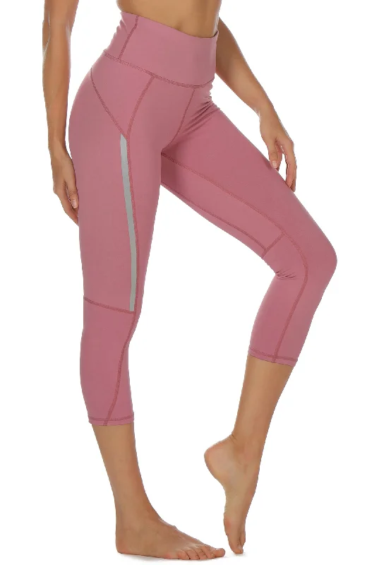 Seasonal Clearance icyzone Capri Yoga Pants for Women High Waisted Workout Athletic Gym Exercise Running Leggings Seasonal Clearance icyzone Capri Yoga Pants for Women High Waisted Workout Athletic Gym Exercise Running Leggings