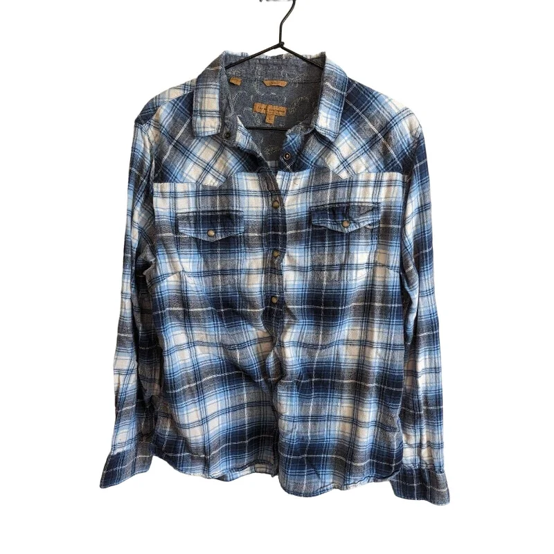 Price Drop Jachs Girlfriend Womens Sz L Bea Fit Pearl Snap Plaid Western Shirt Shacket Price Drop Jachs Girlfriend Womens Sz L Bea Fit Pearl Snap Plaid Western Shirt Shacket