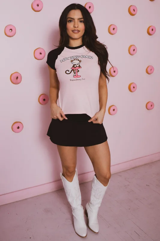 Bargain Bin Looking Good - Bobby Jack Raglan Top - Pink