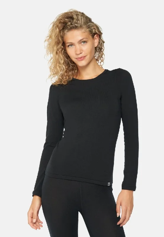Overstock Sale MERINO WOOL BASE LAYER SHIRT FOR WOMEN
