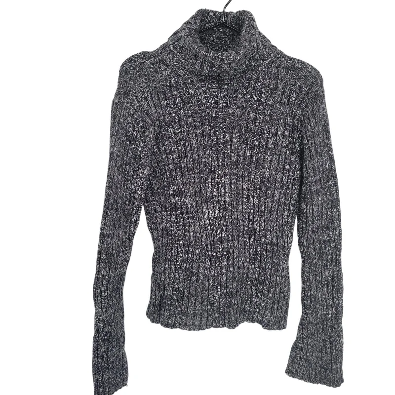 Price Rollback Mossimo Womens Sz L 100% Cotton Turtleneck Sweater Gray Thick Knit