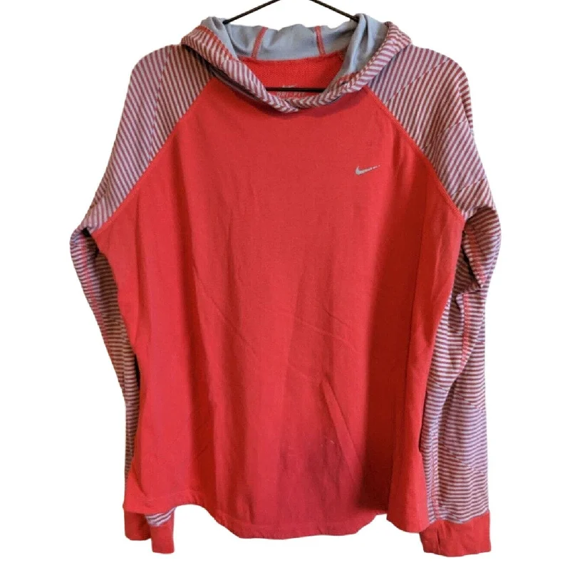 Factory Direct Sale Nike Dri Fit Womens Sz XL Coral Hoodie Lightweight Running Vented Factory Direct Sale Nike Dri Fit Womens Sz XL Coral Hoodie Lightweight Running Vented