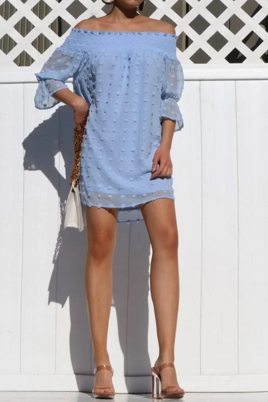 Today’s Deal The Off-Shoulder Ruffled Mini Dress