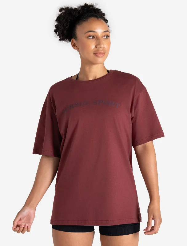 Fantastic Offers Pump Cover T-Shirt - Dark Cherry