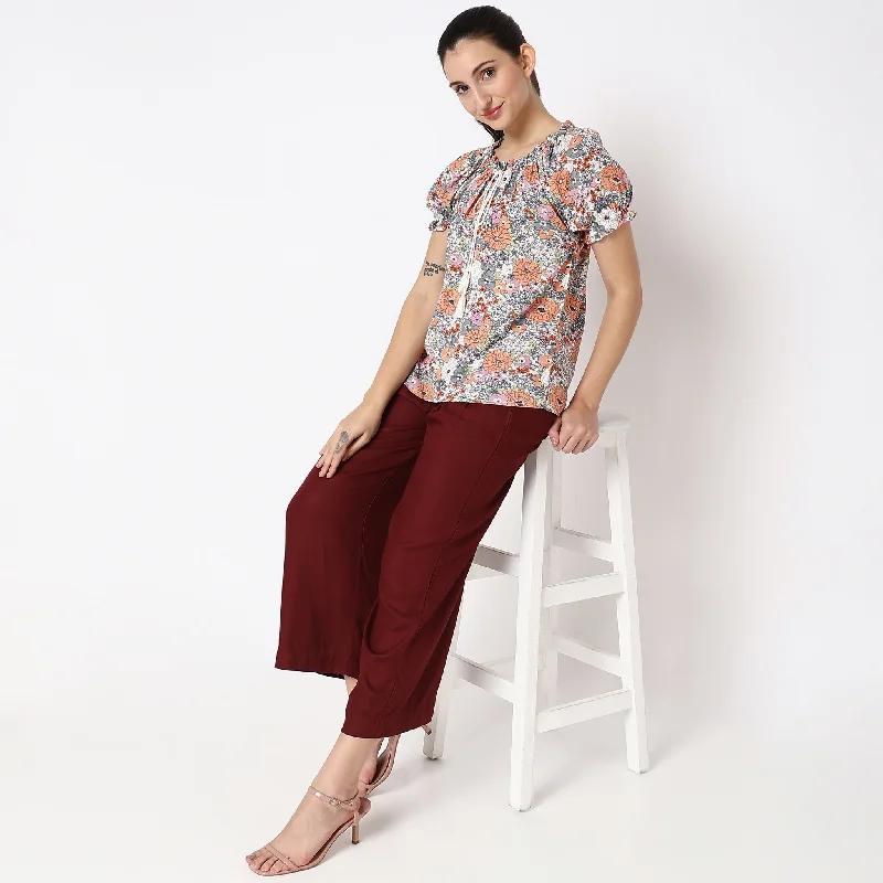 Special Savings Regular Fit Floral Top