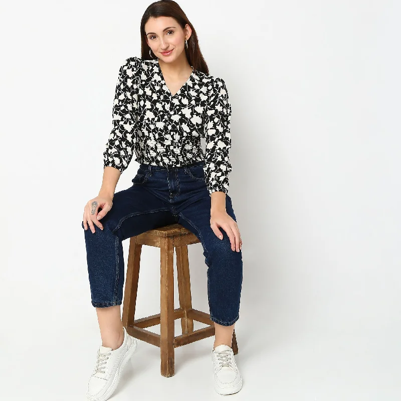 Online Specials Regular Fit Floral Top