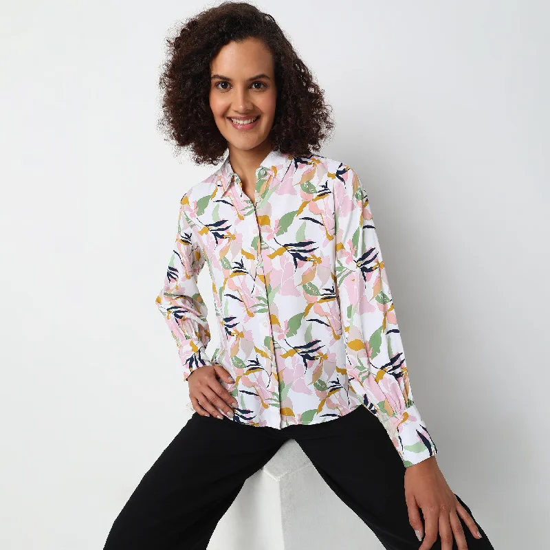 Discount Extravaganza Regular Fit Printed Top