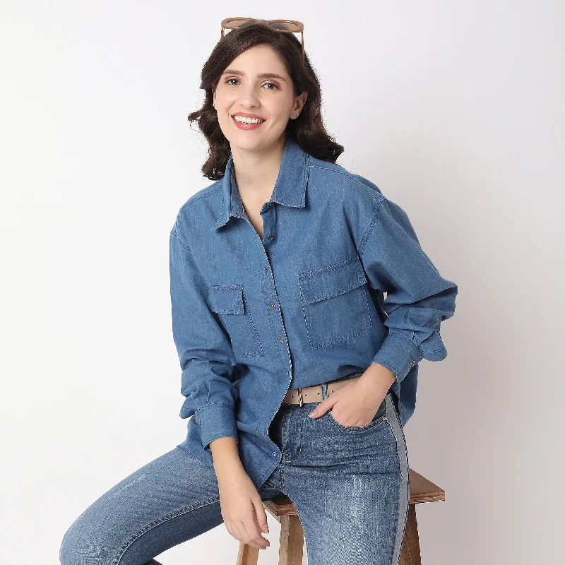 Warehouse Sale Regular Fit Solid Shirt