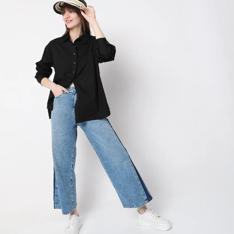 Crazy Deals Regular Fit Solid Shirt