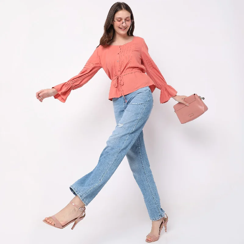 Final Clearance Regular Fit Solid Top