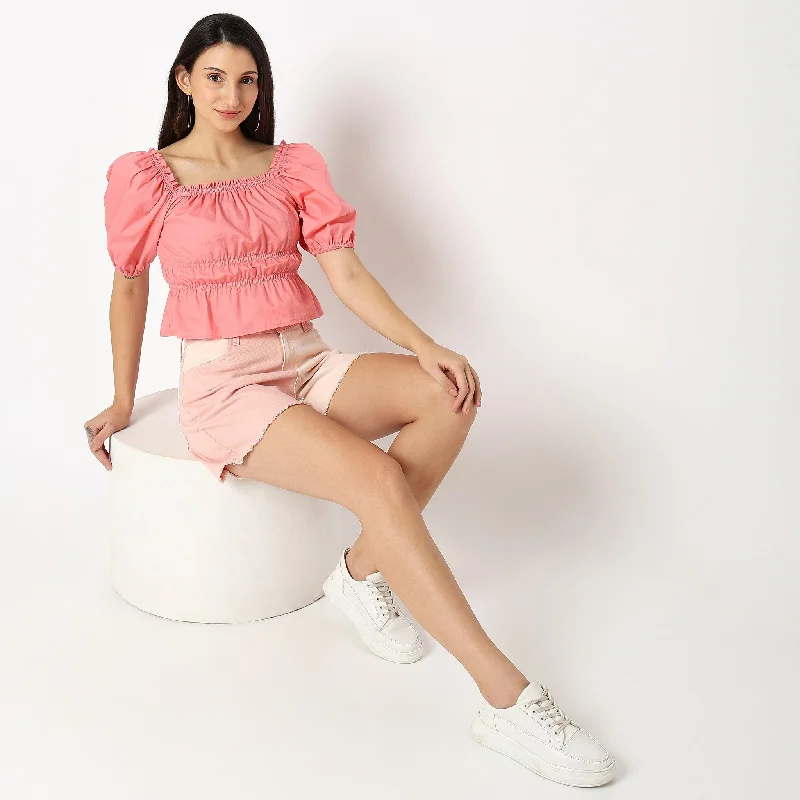Super Bargain Regular Fit Solid Top