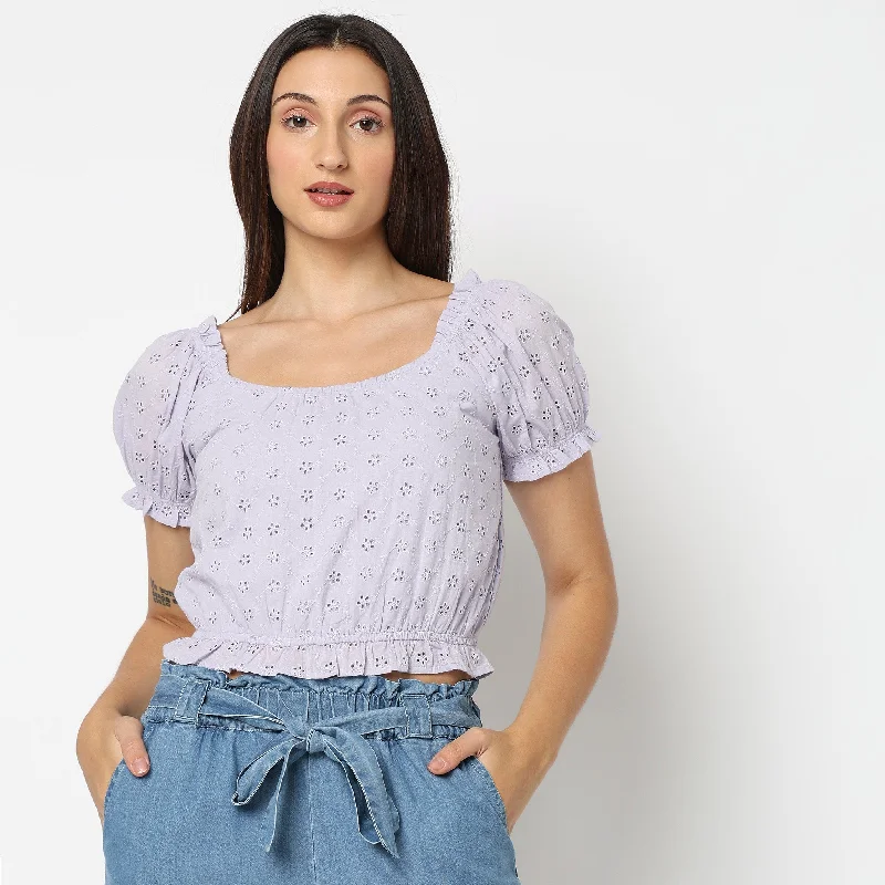 Savings Event Regular Fit Solid Top