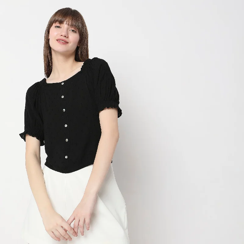 Anniversary Sale Regular Fit Solid Top