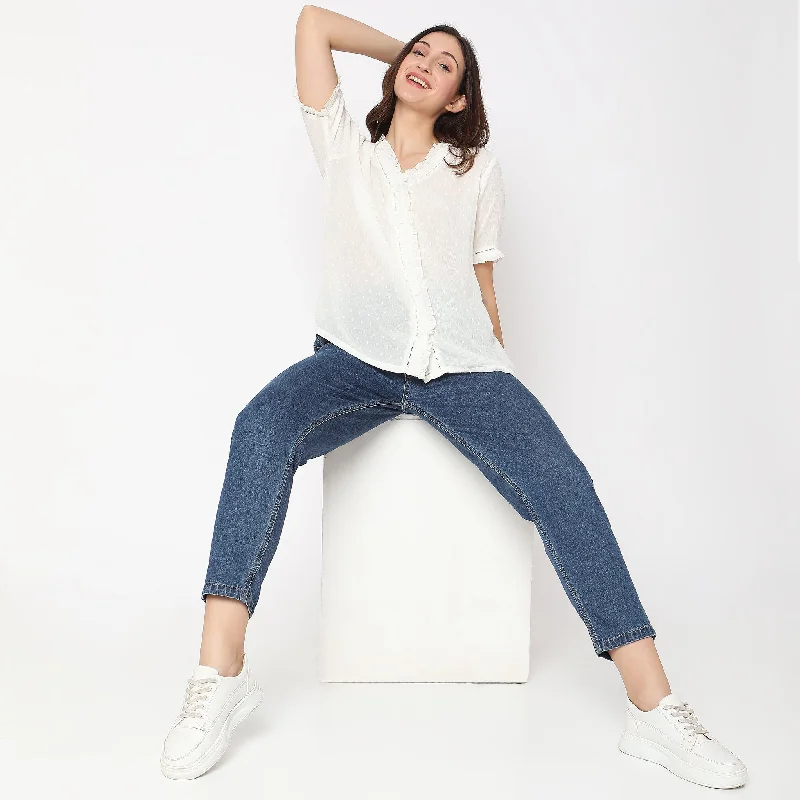 Midnight Madness Regular Fit Solid Top