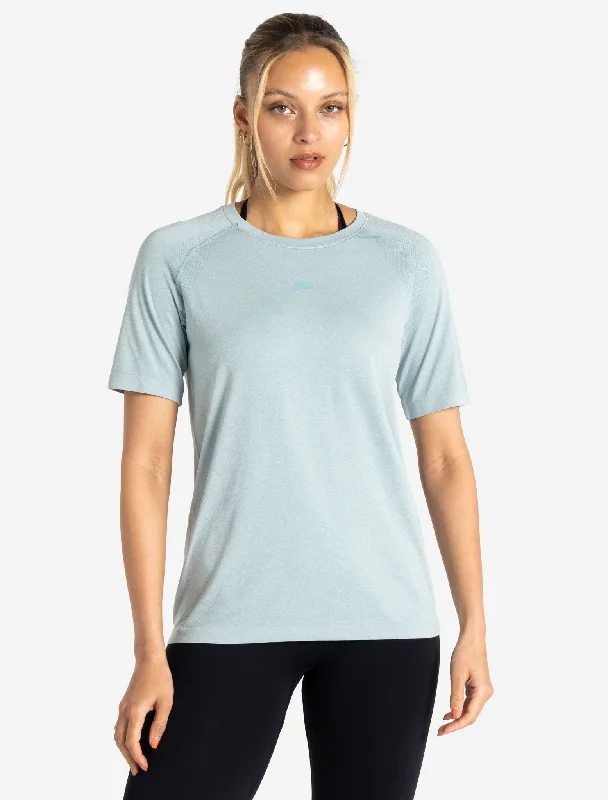 Hot Deal Seamless T-Shirt - Seafoam Green Marl