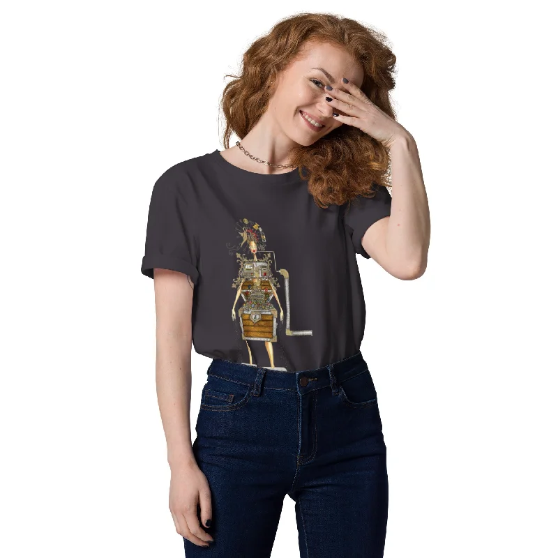 Blowout Deals Short Sleeve Medium Fit Organic Cotton Women's T-Shirt ALCHEMIST