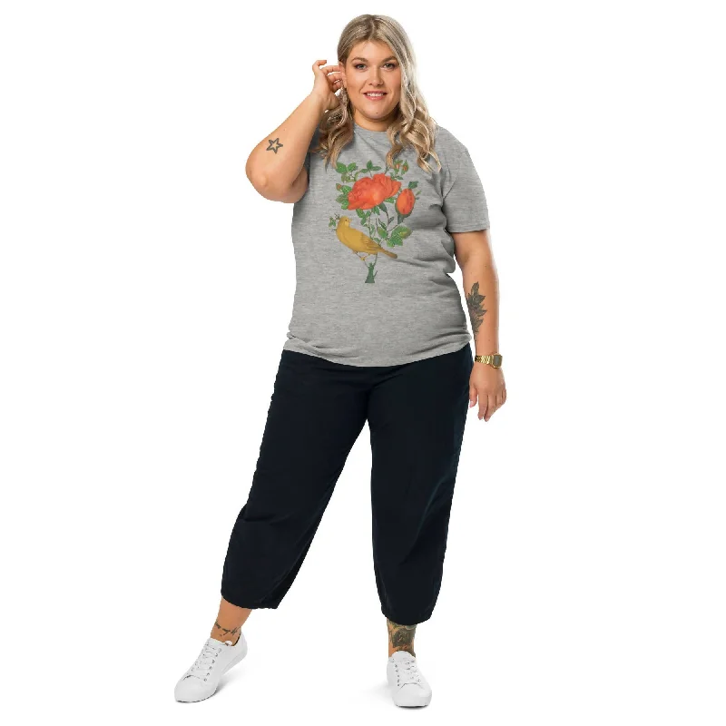 Super Deal Short Sleeve Women's Organic T-Shirt FLOWER and THE BIRD