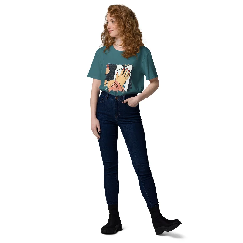 Bargain Prices Short Sleeve Women's Organic T-Shirt ROMANTIC COUPLES 3