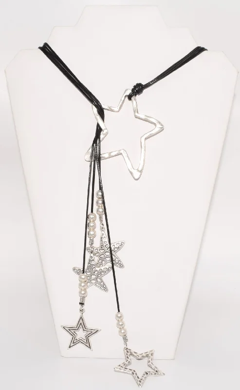 Online Specials The Silver/Black Star Turkish Necklace