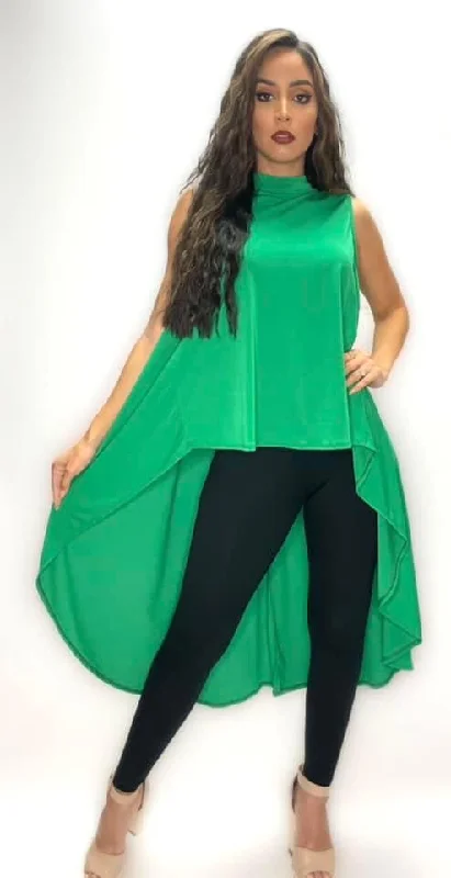 Big Discounts Sleeveless Hi-Low Top